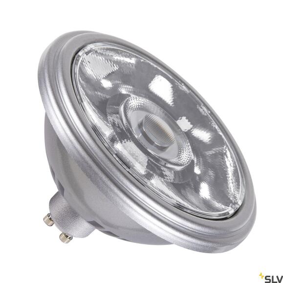 QPAR111 GU10, LED -lamp Zilver 12,5W 4000K CRI90 10 °