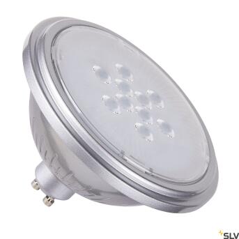 QPAR111 GU10, LED -lamp Zilver 7W 2700K CRI90 25 °