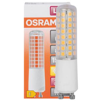 LED -lamp, LED Special T Slim Dim, Buisvorm, Clear, Gu10/7.5W (60W), 806 LM, 2700K
