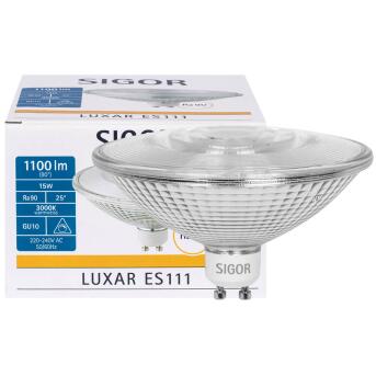 LED-Reflektorlampe  ES111 3000K  LUXAR 25° GU10/15W...