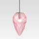 Maytoni hanger lamp globo chroom 1 x e27 glazen schaduw roze
