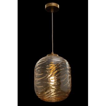 Maytoni hanger lamp Dunas glazen lampenkap Bernstein -Gekleurd 2,45 cm messing 1 x E27