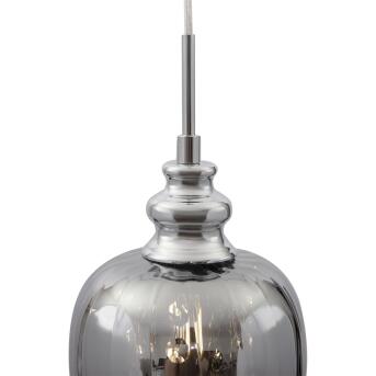Maytoni hanger lamp blues nikkel rookglas lampenkap 1 x e14