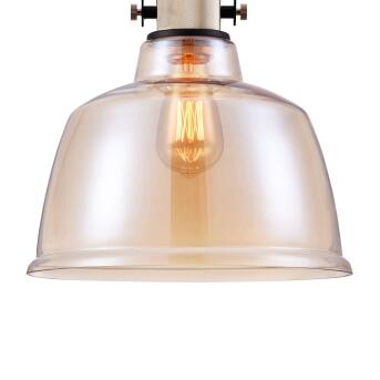 Maytoni hanger lamp irving Amber -gekleurde lampenkap 30 cm 1 x e27