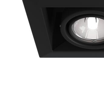 Technisch verzonken Lamp Metal Modern Black 2 X Gu10