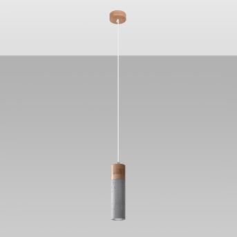 Hanglamp zane 1 grijs