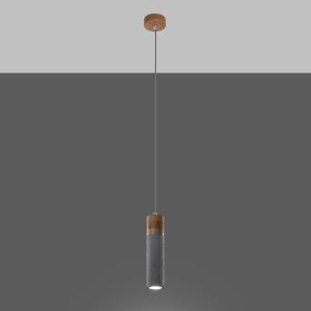 Hanglamp zane 1 grijs