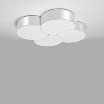 Plafondlampcirkel 4 wit