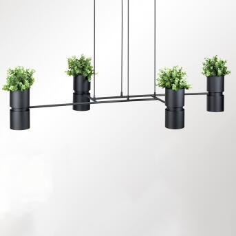 Hanglamp kukkia zwart
