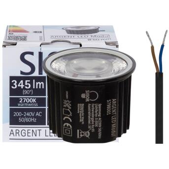 LED-Modul PAR/MR16 ARGENT  5,5W 345lm 2700K 15°
