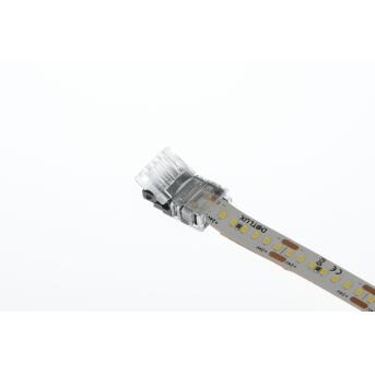 DOTLUX Klemmverbinder Streifen zu Kabel 2-polig für LED-Streifen 10mm MONO IP20 Set (5 Sück)