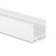 Alu-Aufbau-Profil Typ DXA6 200 cm, hoch, pulverbeschichtet weiß RAL 9010 für LED-Streifen bis 24 mm