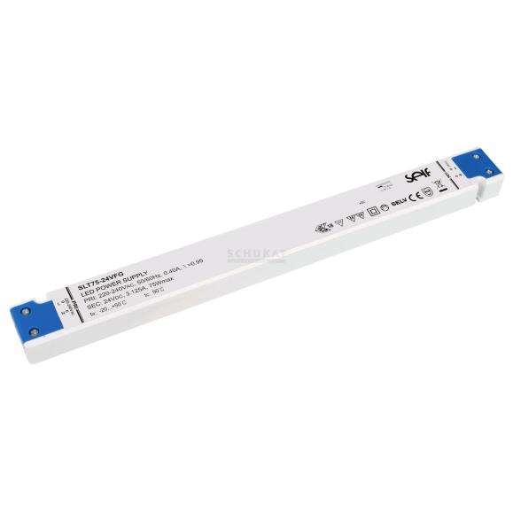 LED-voeding CV 24V DC 0-75W 0-3.1 A NIET DIMABLE IP20 ULTRAFLACH