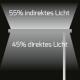 Dotlux LED staande lamp linearo 50W 4000k niet dimbaar