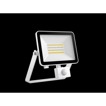 DOTLUX LED-Strahler FLOORslim-sensor 30W 3000K weiß mit Bewegungsmelder PIR