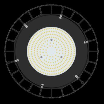 DOTLUX-LED-Hallenstrahler LIGHTSHOWERdob 180W 5000K