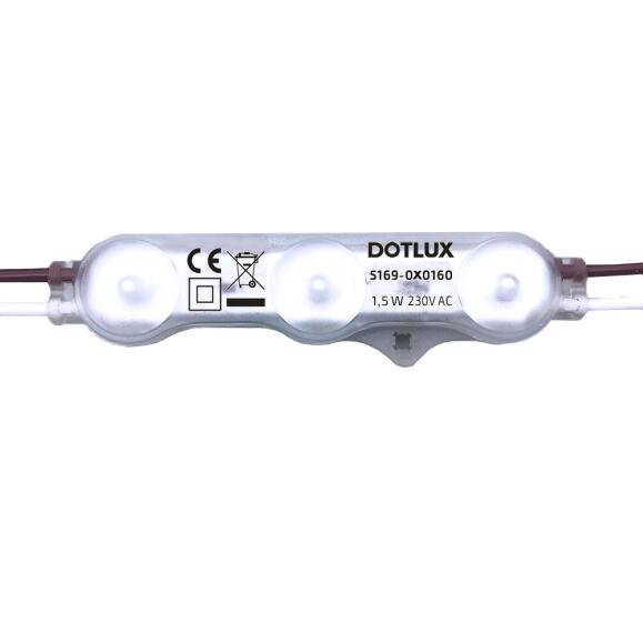 Dotlux LED -module ACPlus 1,5W 160 ° IP67 6000K 100 ketting