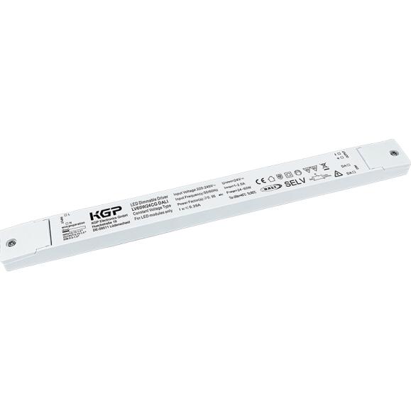 LED-voeding CV 24V DC 24-60W 1-2.5A Dimable Dali 2 IP20 Linear