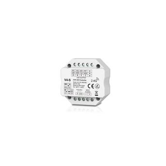 Dotlux 4 In1 LED-radio-ontvanger/dimmer voor veelkleurige LED-strips Fusion Technology 4x 3A 12-24V