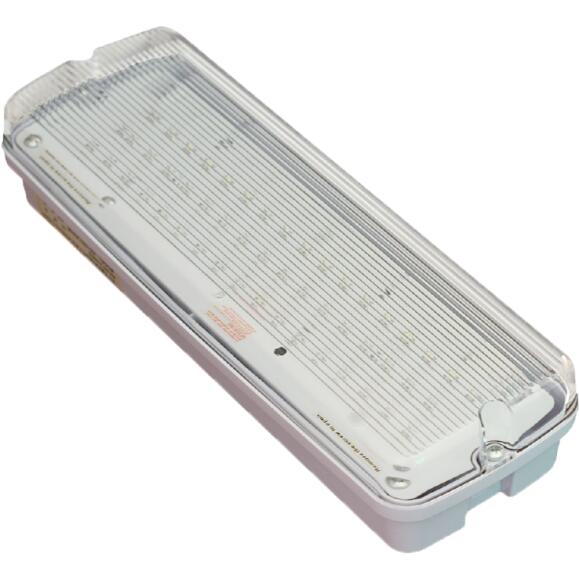 DOTLUX LED-Rettungsleuchte EXIT 3,8W 6000K inkl. 4 Piktogrammen 3h Betrieb,(Dauerbetrieb oder Notbeleuchtung) Li-FEPO4  autom. Selbsttest