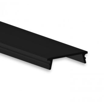 Abdeckung Typ S für Alu-Profile 200 cm schwarz