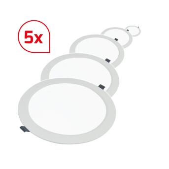 DOTLUX LED-DOWNLICHT CIRCLEFLAT 6W 3000K inclusief driver...