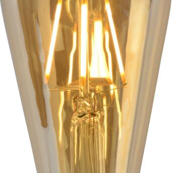 ST64 Glühfadenlampe Ø 6,4 cm LED Dim. E27 1x5W 2700K Amber