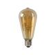 ST64 Glow Draadlamp Ø 6,4 cm LED Dim. E27 1x5W 2700K Amber