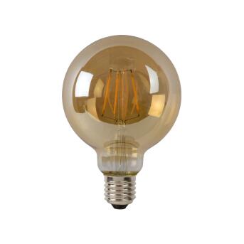 G95 Glow Draadlamp Ø 9,5 cm LED Dim. E27 1x5W 2700K Amber