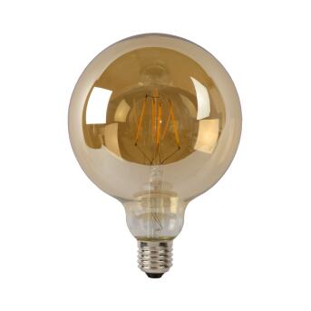 G125 Glühfadenlampe Ø 12,5 cm LED Dim. E27 1x8W 2700K Amber