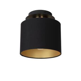 Fudrale plafondlamp Ø 20 cm 1xe27 zwart