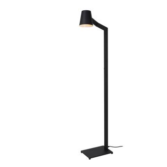 Mizuko vloerlamp met leeslamp Ø 13 cm 1xe14 zwart