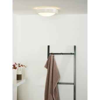 Verse plafondlamp badkamer Ø 27 cm 1xe27 ip44 wit