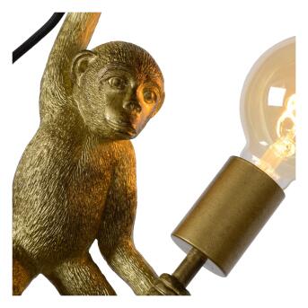 Extravaganza chimpal wandlamp 1xe27 zwart