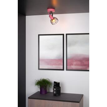 Pola plafond radiator kinderkamer 1xe27 roze