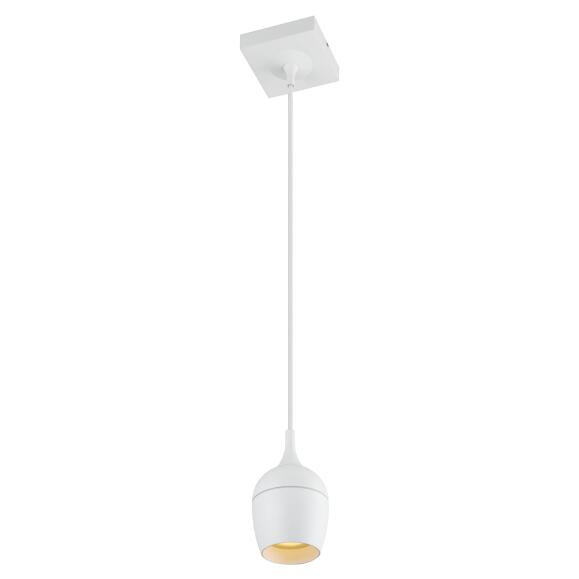 Preston hanglampen badkamer Ø 10 cm 1xgu10 ip44 wit