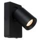 Nigel Wall Spotlight LED Dim. Gu10 1x5W 3000K met USB -oplaadpunt zwart
