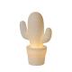 Cactus tafellamp 1xe14 wit