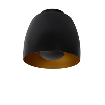 Nolan plafondlamp Ø 24 cm 1xe27 zwart