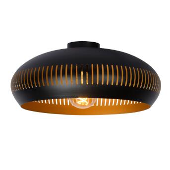 Rayco plafondlamp Ø 45 cm 1xe27 zwart