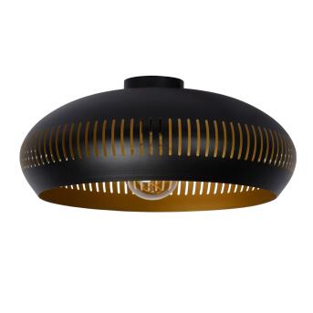 Rayco plafondlamp Ø 45 cm 1xe27 zwart
