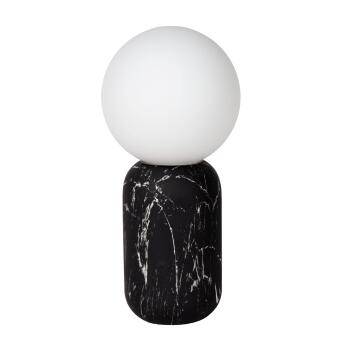 Marmboltafellamp Ø 15 cm 1xe27 zwart