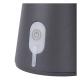 La Donna oplaadbare tafellamp buiten batterij/batterij Ø 19,7 cm LED Dim. 1x2W 2700K IP54 3 stiefdim antraciet
