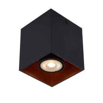 Bido plafond spotlight 1xgu10 zwart