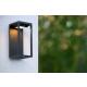 Tenso Solar Wall Light Buiten LED 1x2.2W 3000K IP54 ANTRACITE