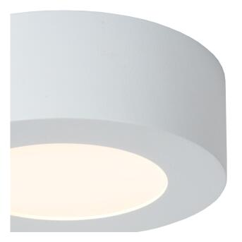 Brice LED plafondlamp badkamer Ø 11,7 cm LED Dim. 1x8W 3000K IP44 Wit