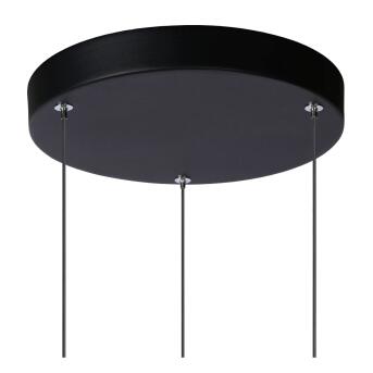 Tubule hanglampen Ø 26 cm LED 3x7W 2700K zwart
