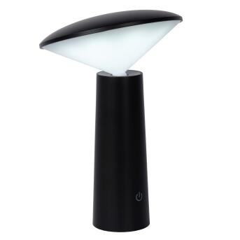 Jive oplaadbare tafellamp buiten batterij/batterij Ø 13,7 cm LED Dim. 1x4W 6500K IP44 3 stiefdim zwart