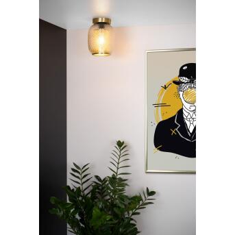 Agatha -plafondlamp Ø 18 cm 1xe27 Mattes goud / messing