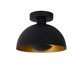 Siemon plafondlamp Ø 25 cm 1xe27 zwart